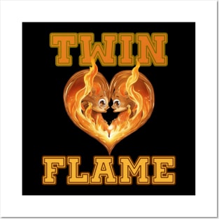 Twin flame Posters and Art